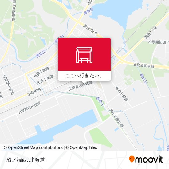 沼ノ端西地図