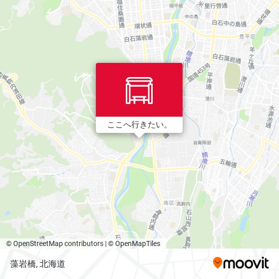 藻岩橋地図
