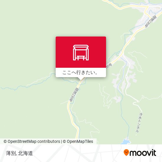 薄別地図