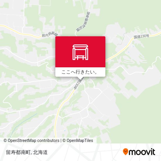 留寿都南町地図