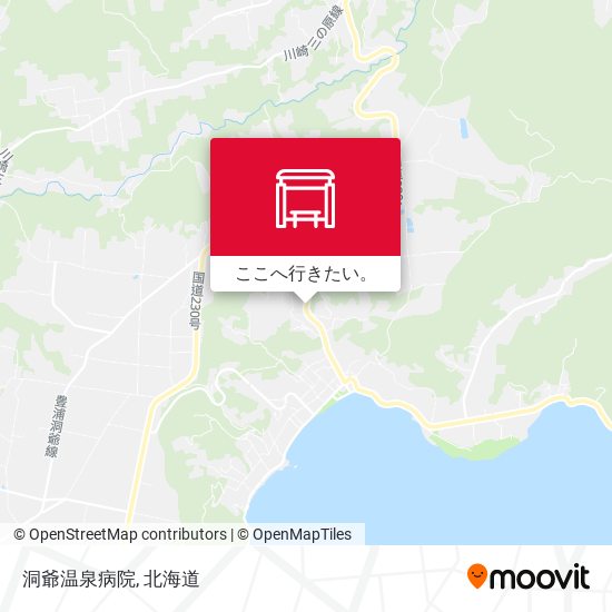 洞爺温泉病院地図