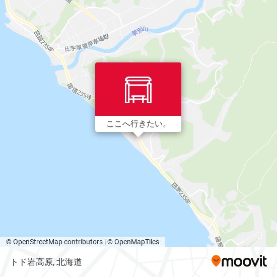 トド岩高原地図