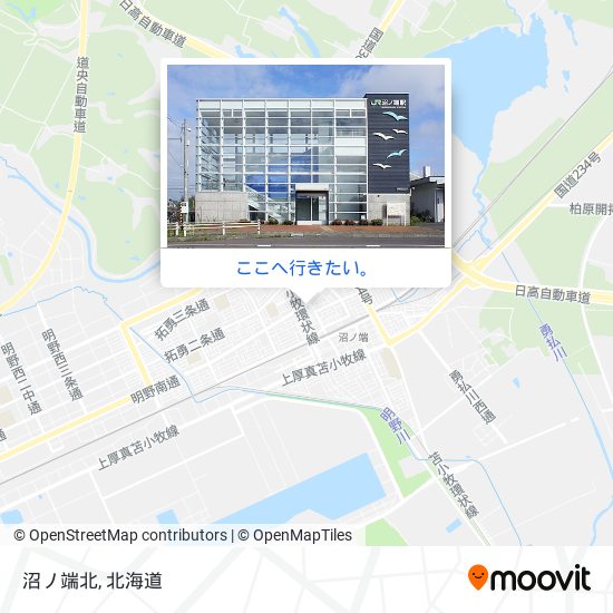 沼ノ端北地図