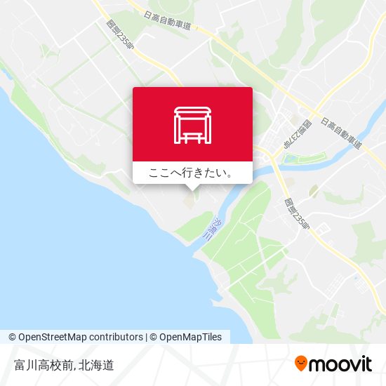 富川高校前地図