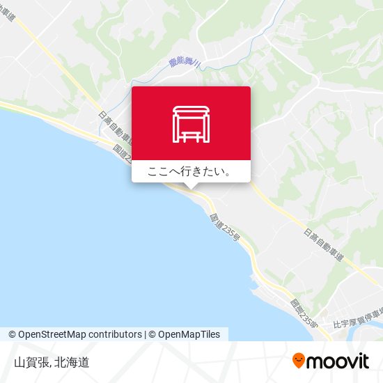 山賀張地図