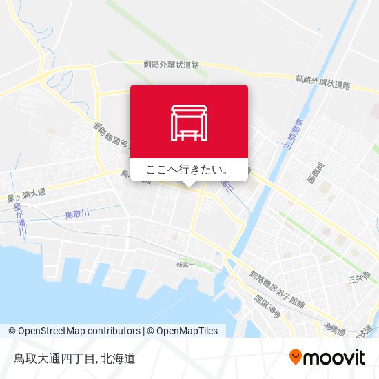 鳥取大通四丁目地図