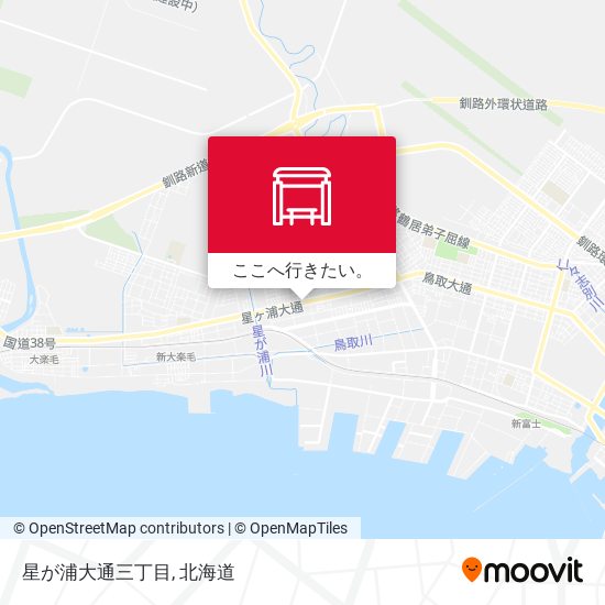 星が浦大通三丁目地図