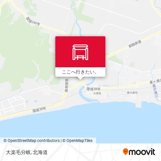 大楽毛分岐地図