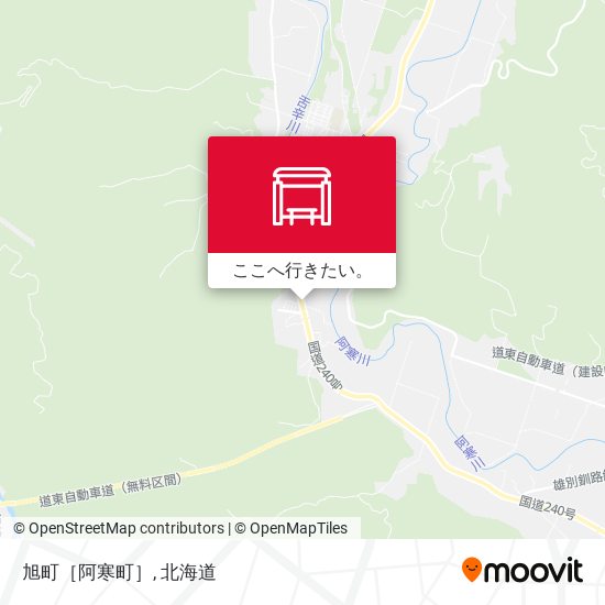 旭町［阿寒町］地図