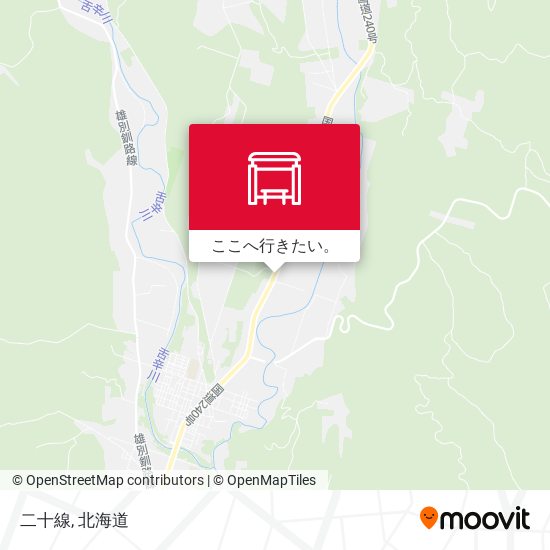 二十線地図