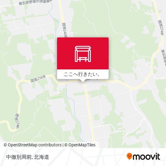中徹別局前地図
