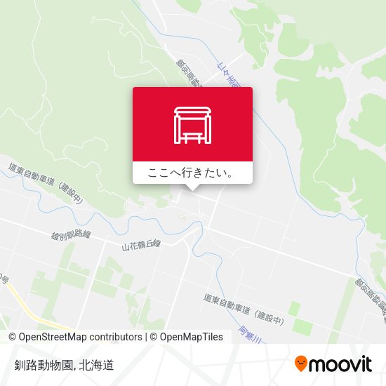 釧路動物園地図