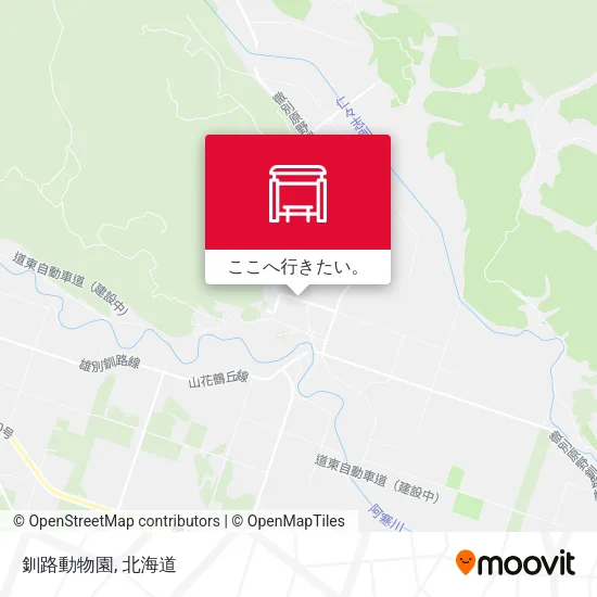 釧路動物園地図