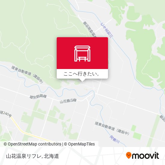 山花温泉リフレ地図