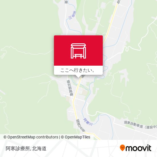 阿寒診療所地図