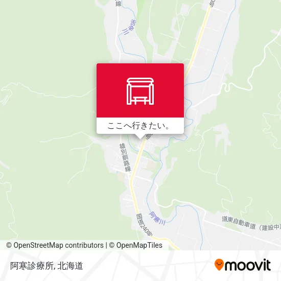 阿寒診療所地図