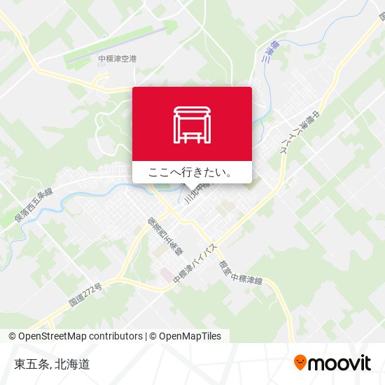 東五条地図