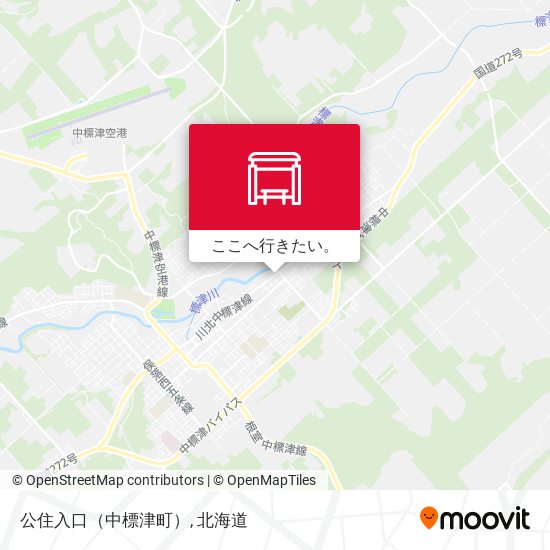 公住入口（中標津町）地図