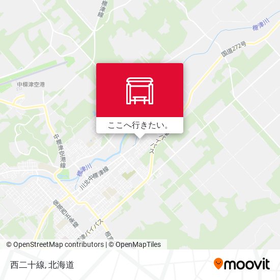 西二十線地図