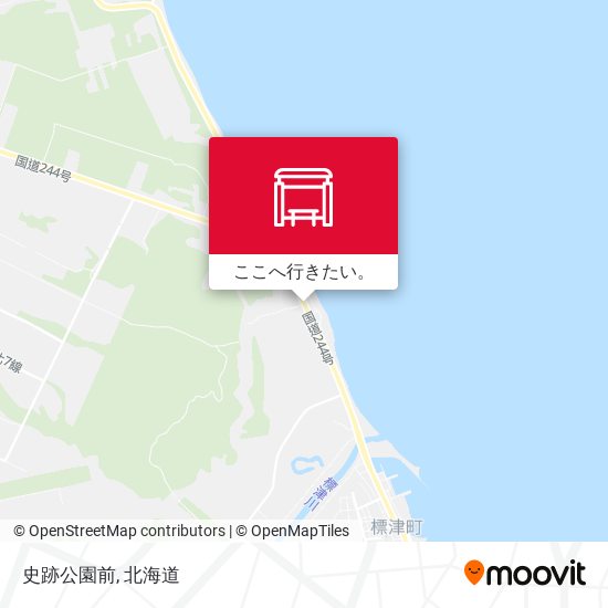 史跡公園前地図