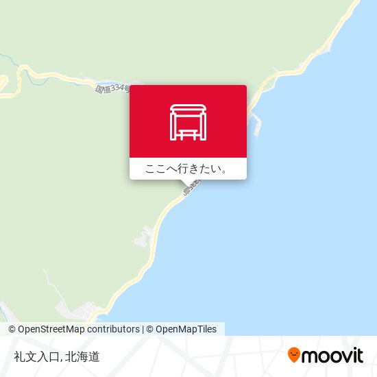 礼文入口地図