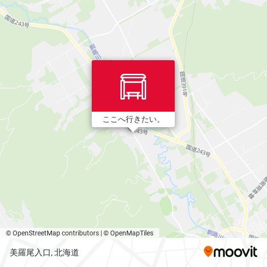 美羅尾入口地図