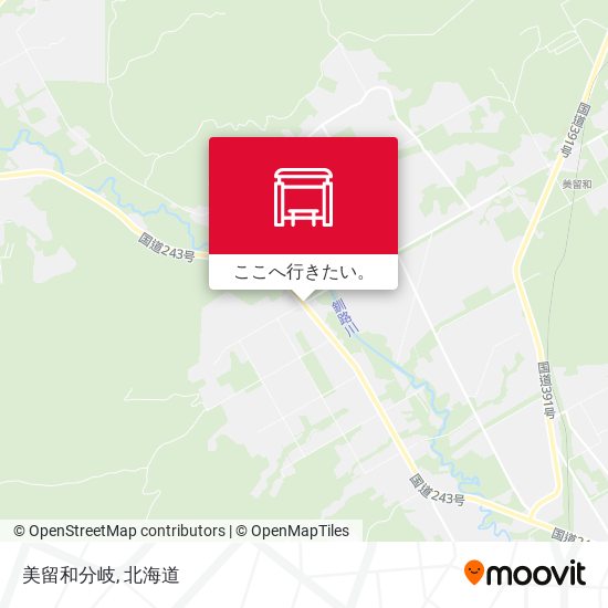 美留和分岐地図