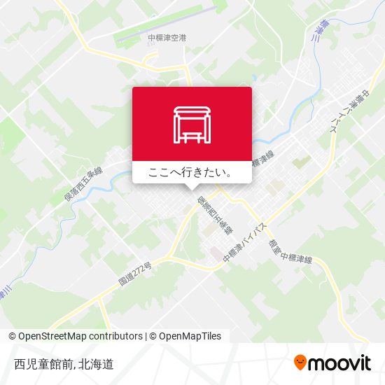 西児童館前地図