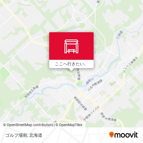 ゴルフ場前地図