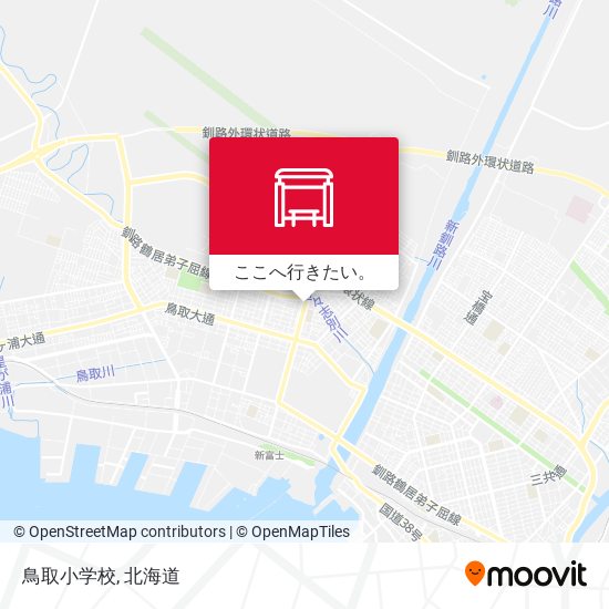 鳥取小学校地図