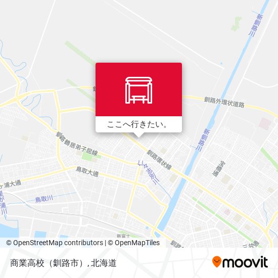 商業高校（釧路市）地図