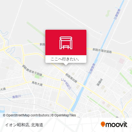 イオン昭和店地図