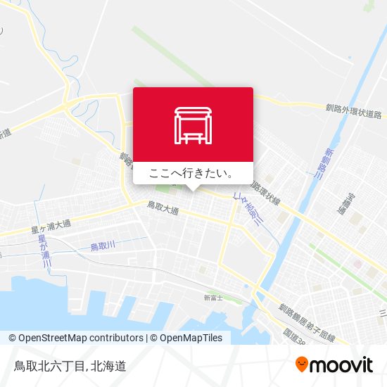 鳥取北六丁目地図