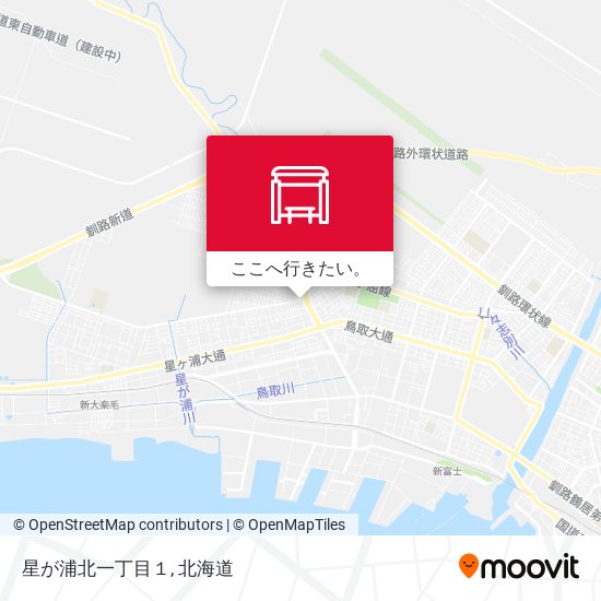 星が浦北一丁目１地図