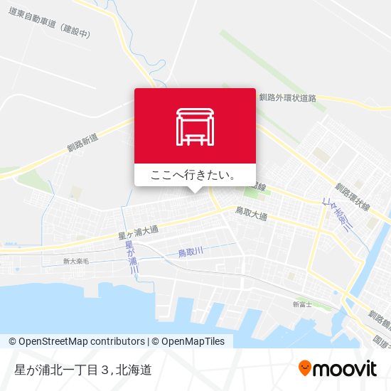 星が浦北一丁目３地図