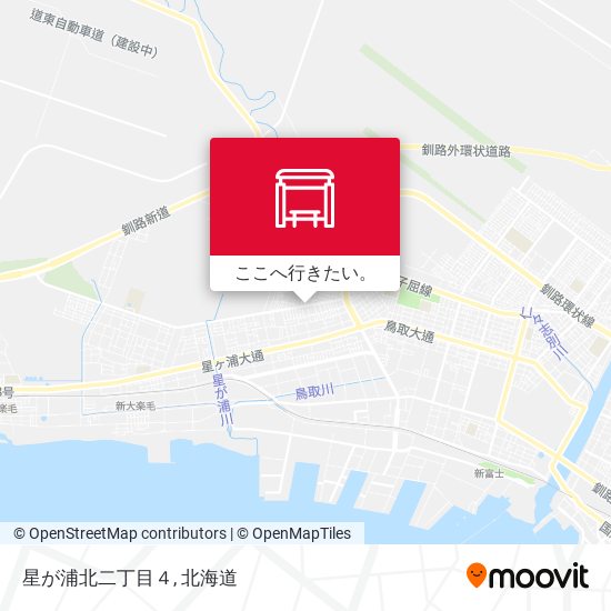 星が浦北二丁目４地図