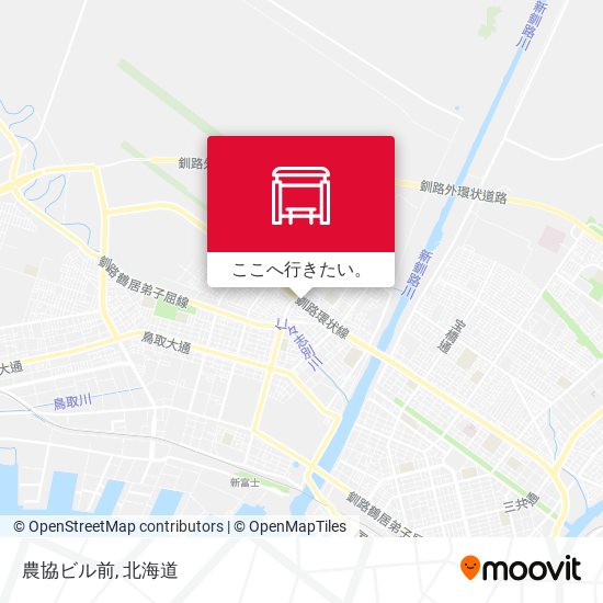農協ビル前地図