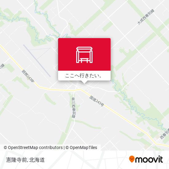 憲隆寺前地図