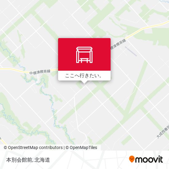 本別会館前地図