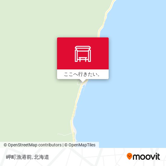 岬町漁港前地図