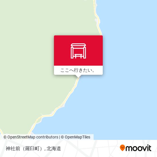 神社前（羅臼町）地図