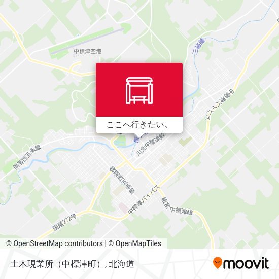 土木現業所（中標津町）地図