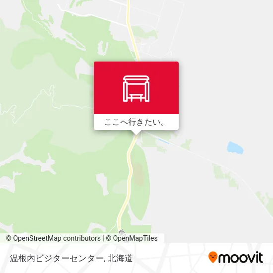 温根内ビジターセンター地図