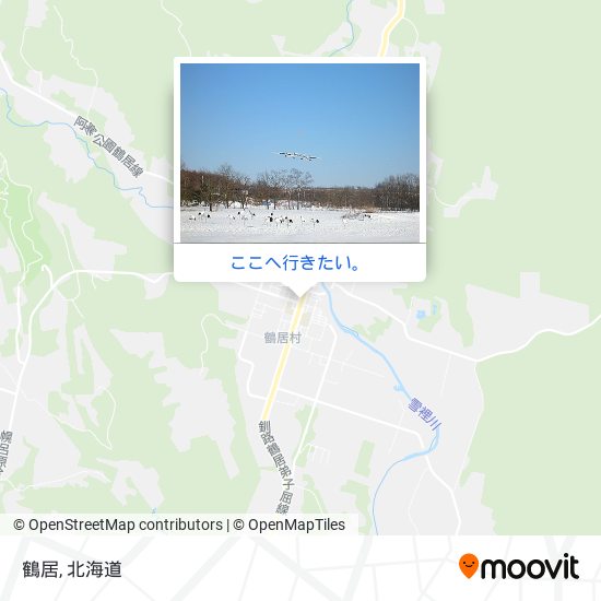 鶴居地図
