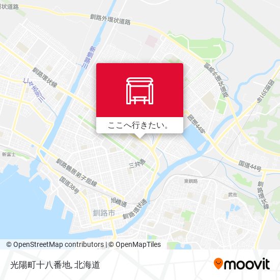 光陽町十八番地地図