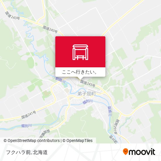フクハラ前地図