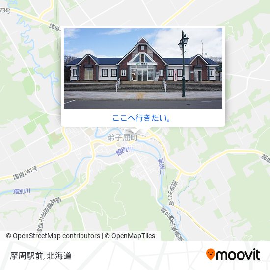 摩周駅前地図