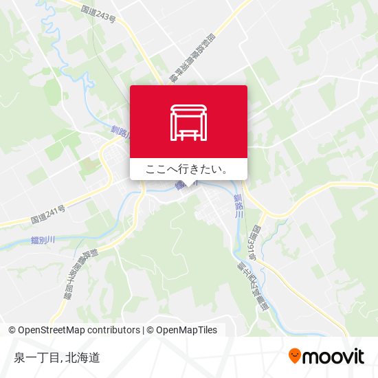 泉一丁目地図