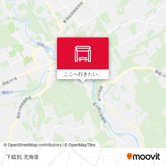 下鐺別地図