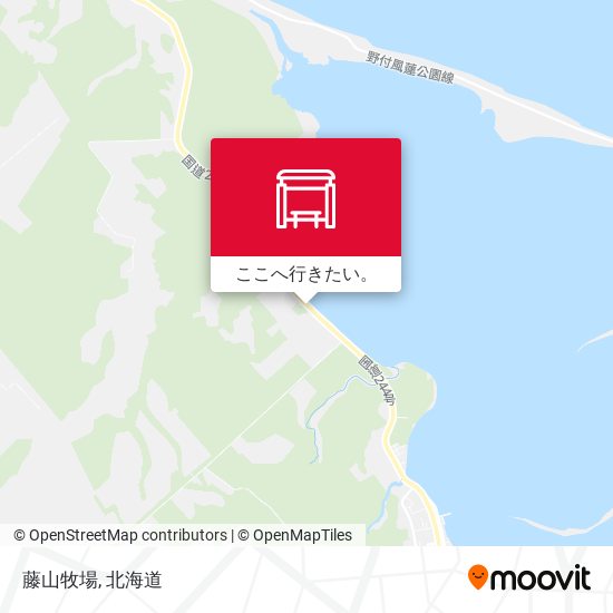 藤山牧場地図